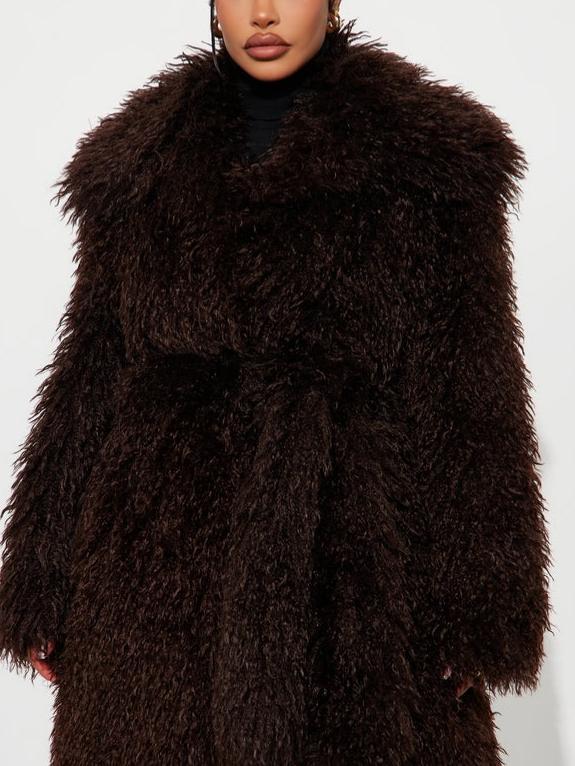 Plush Long Coat