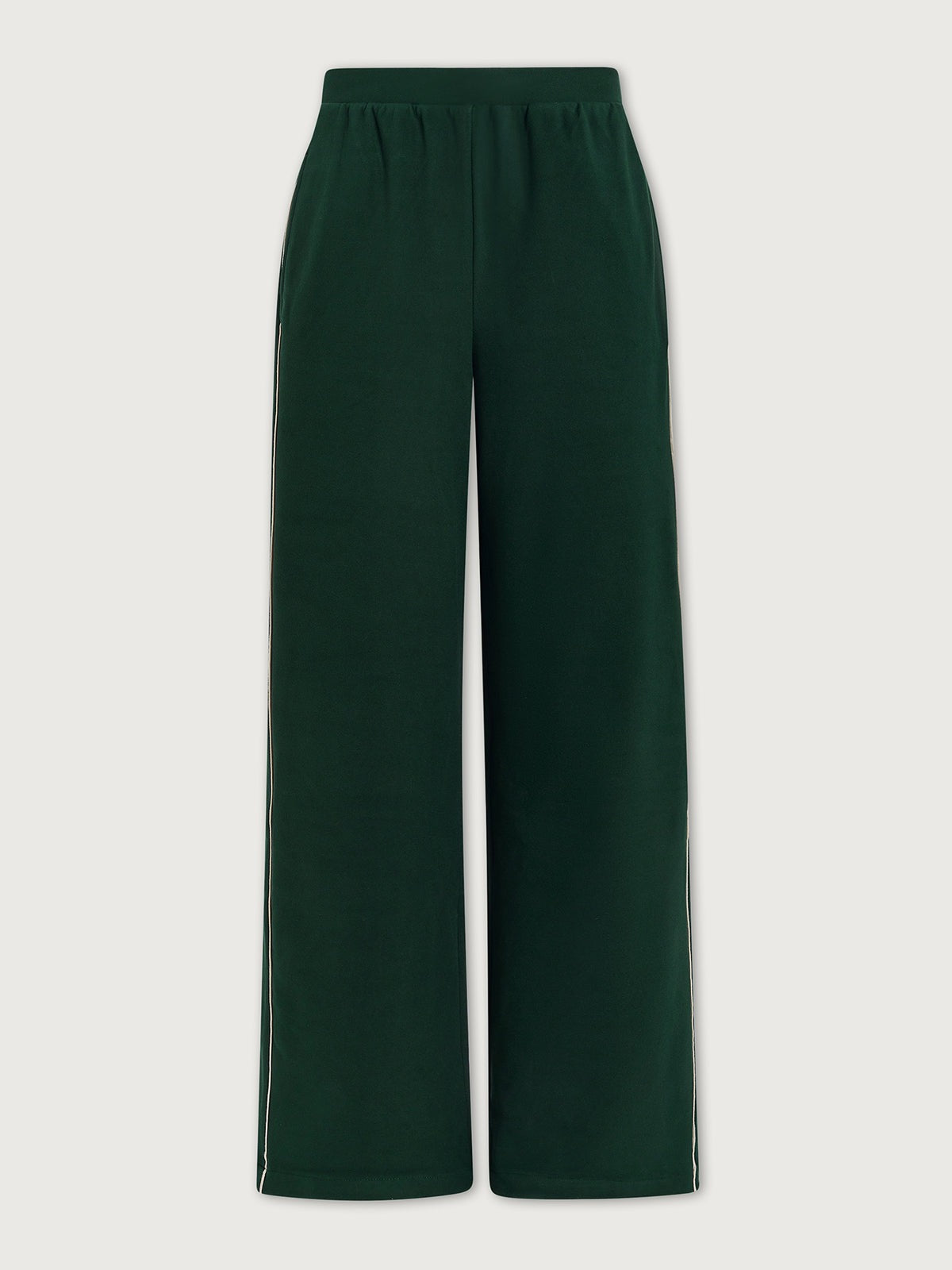 Elegant Turtleneck Striped Two Pieces Set