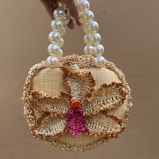 Crochet Pearl Bag