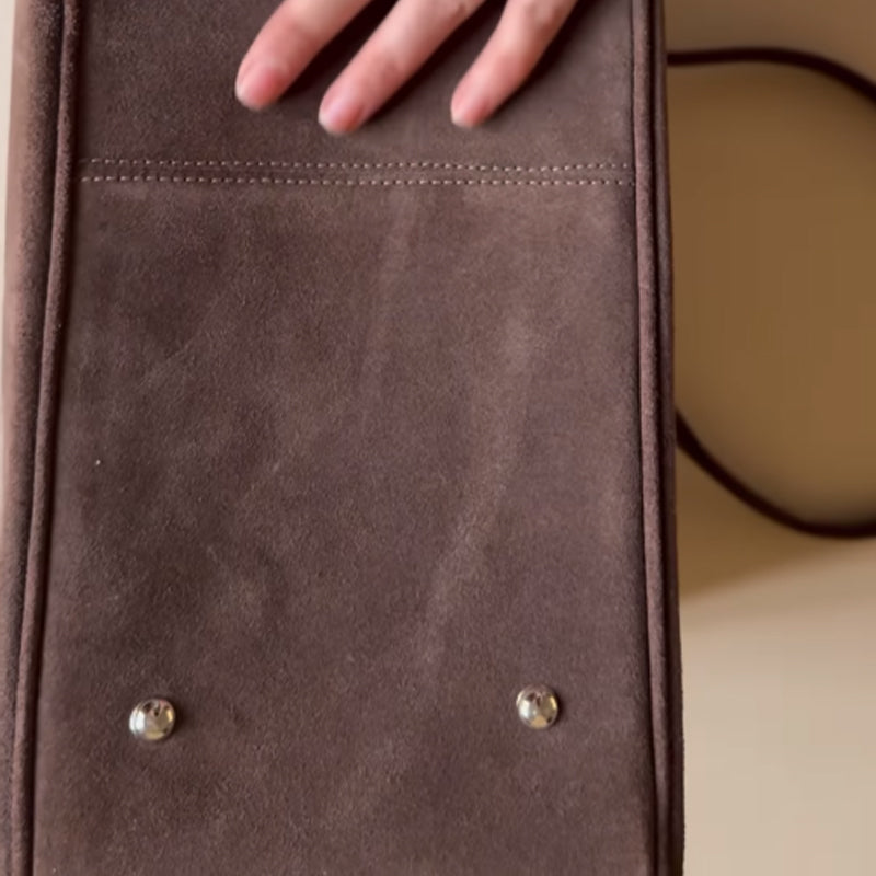Vintage Suede Large Capacity Shoulder Bag