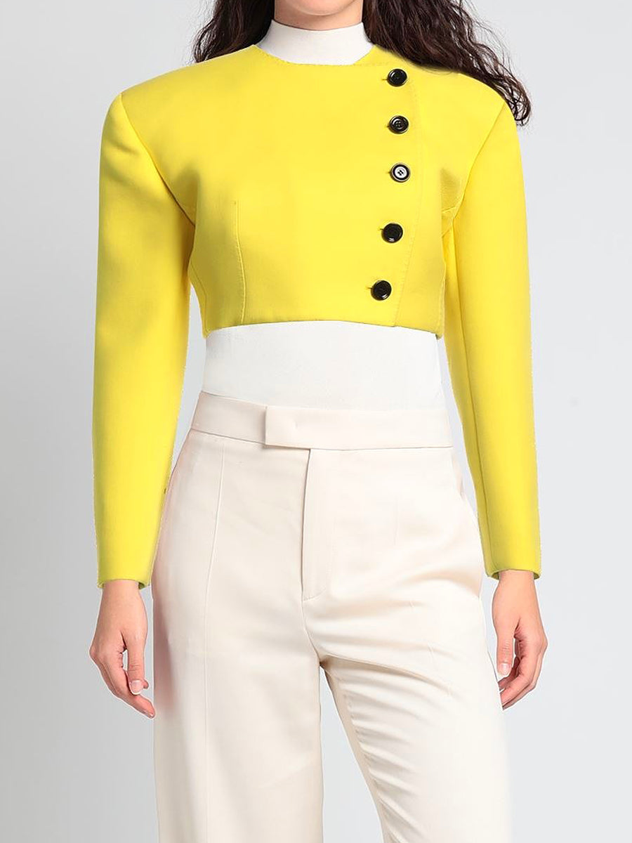 Elegant Single-breasted Blazer