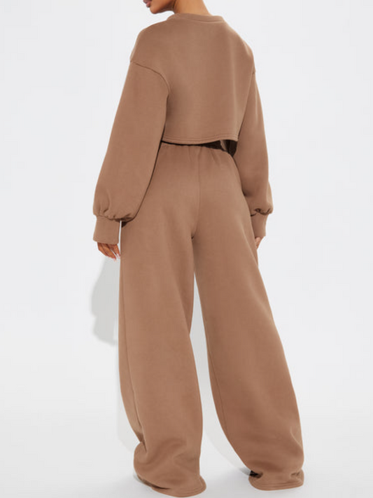 Stylish Brown Sweat Suit