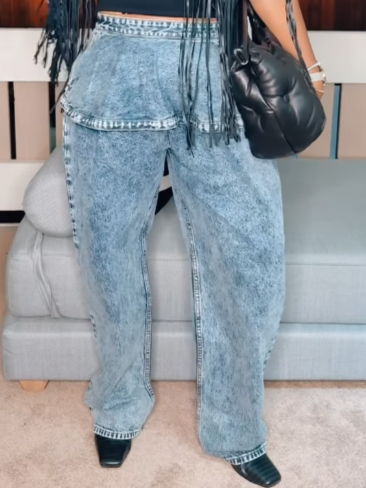 Vintage Wide - leg Jeans