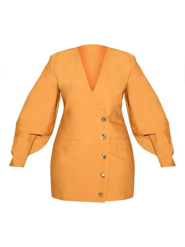 Shape Tailored Cocoon Sleeve A Line Blazer Dress