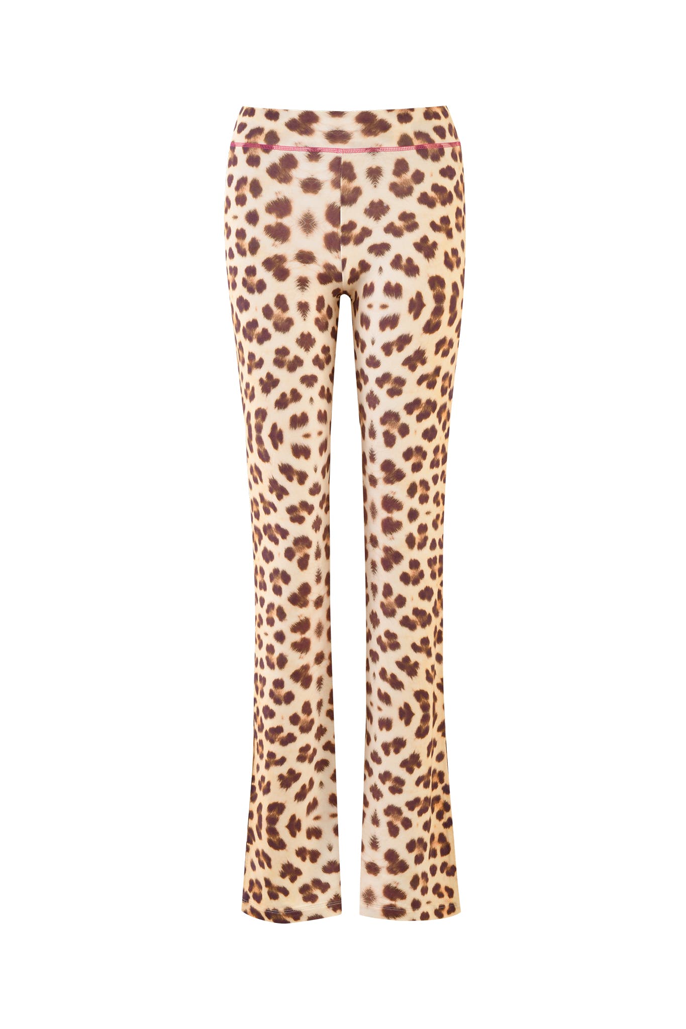 Y2K Revival Leopard Print Two-Piece Loungewear Set