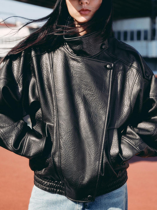 Faux Leather Jacket