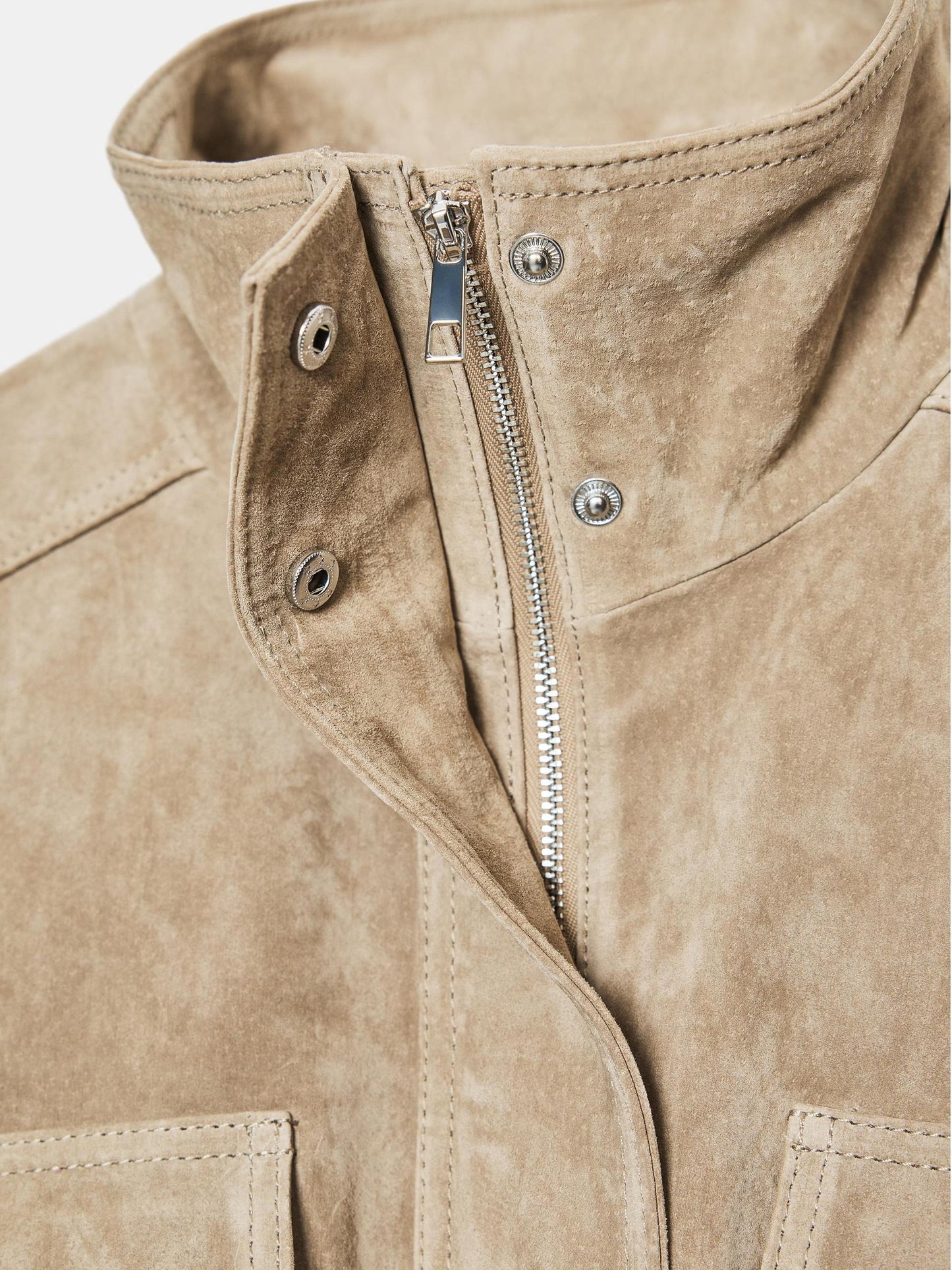 Stylish Suede Leather Jacket