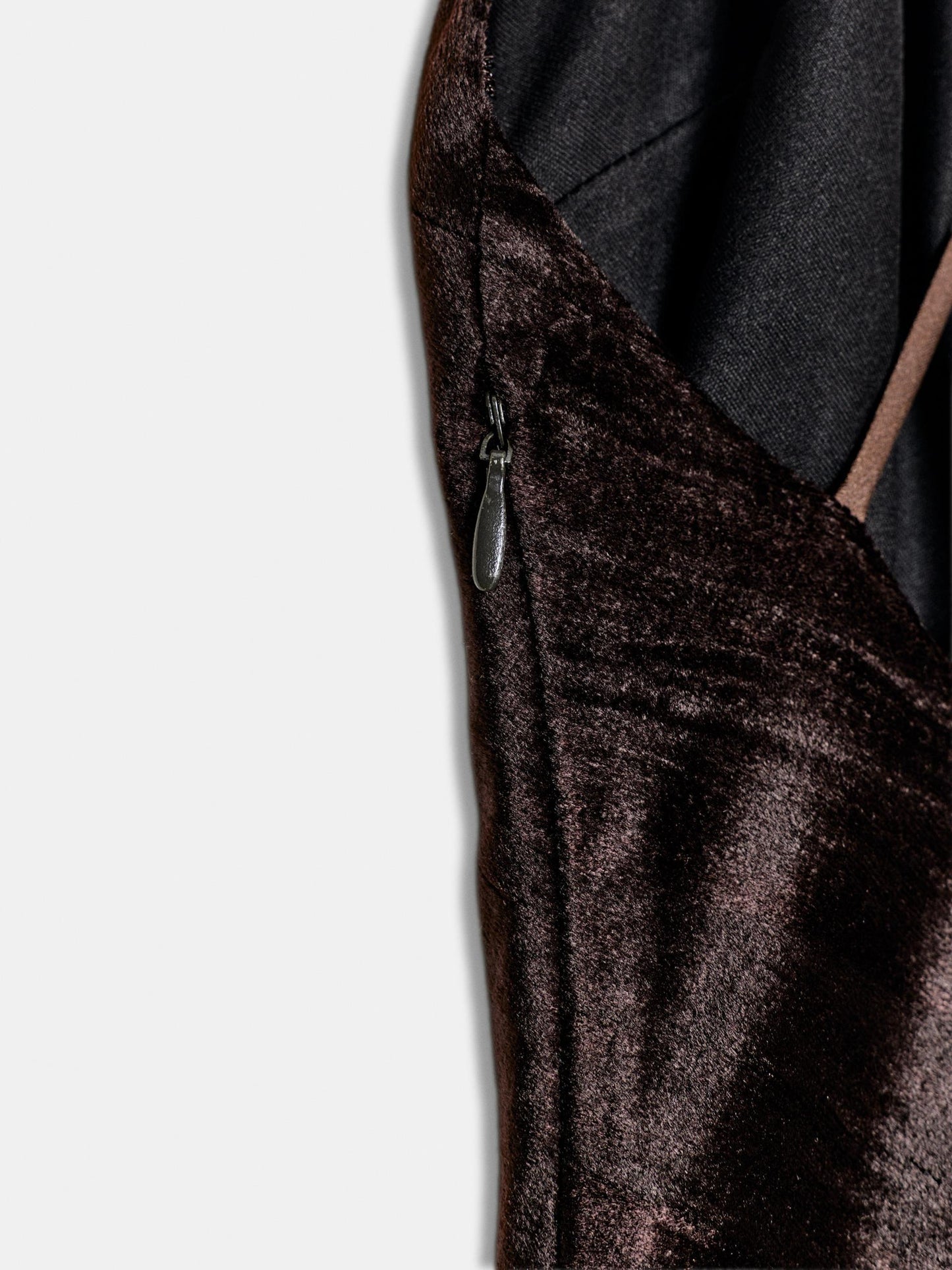 Velvet Fringe Midi Dress