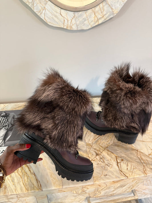 Fox Fur Boots