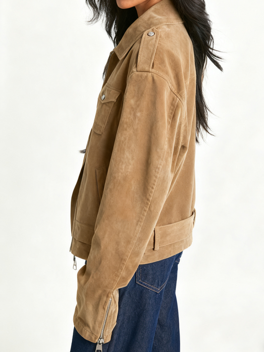 Stylish Oversized Biker Jacket