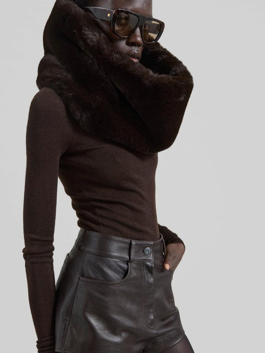 Stylish Faux Fur Scarf