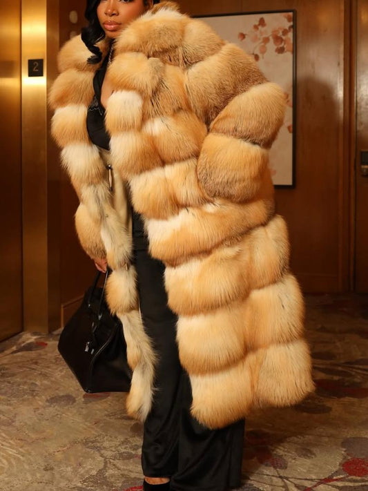 Luxe Golden Island 3in1 fox fur Coat