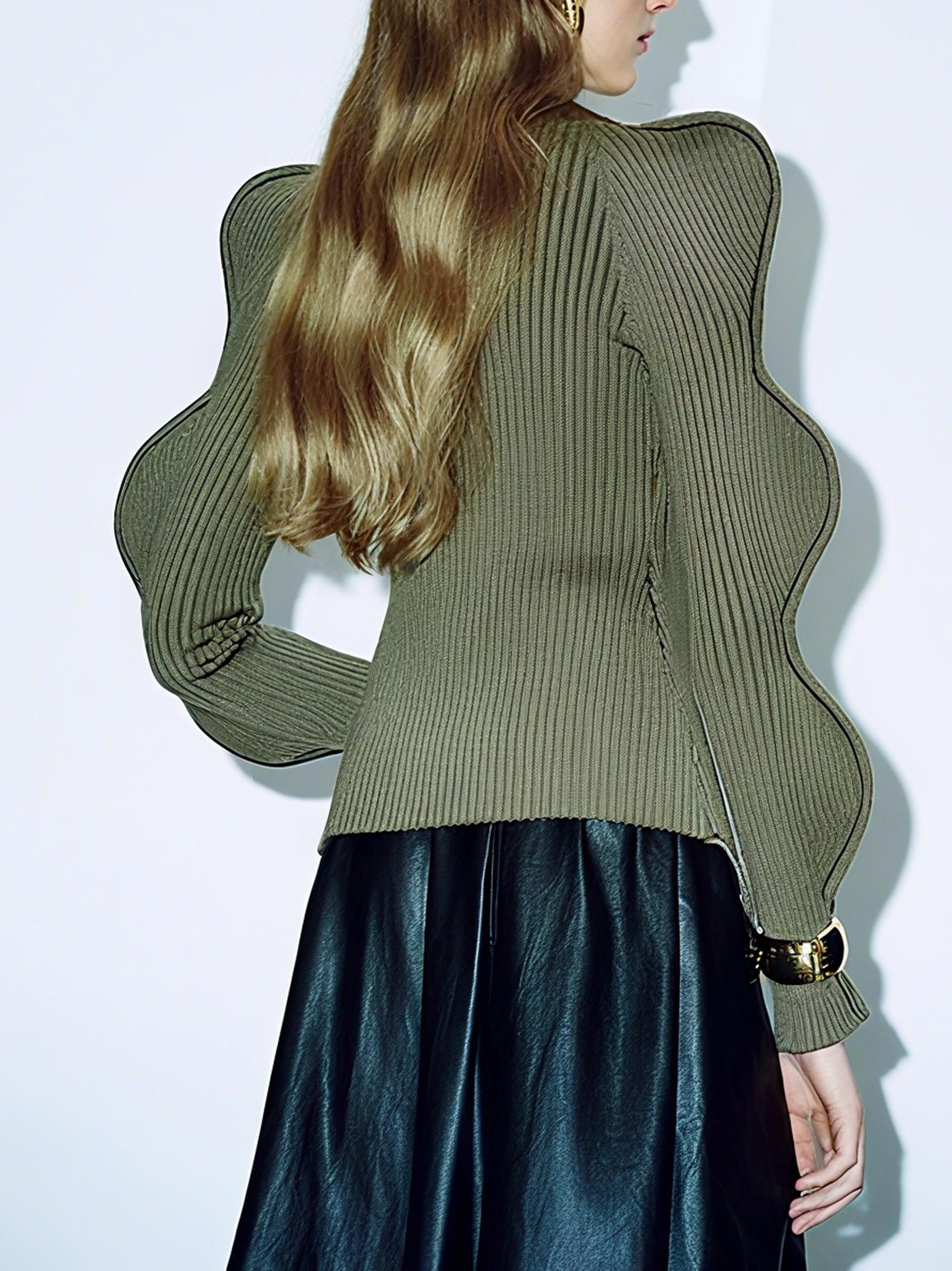 Stylish Long Sleeve V - Neck Cardigan