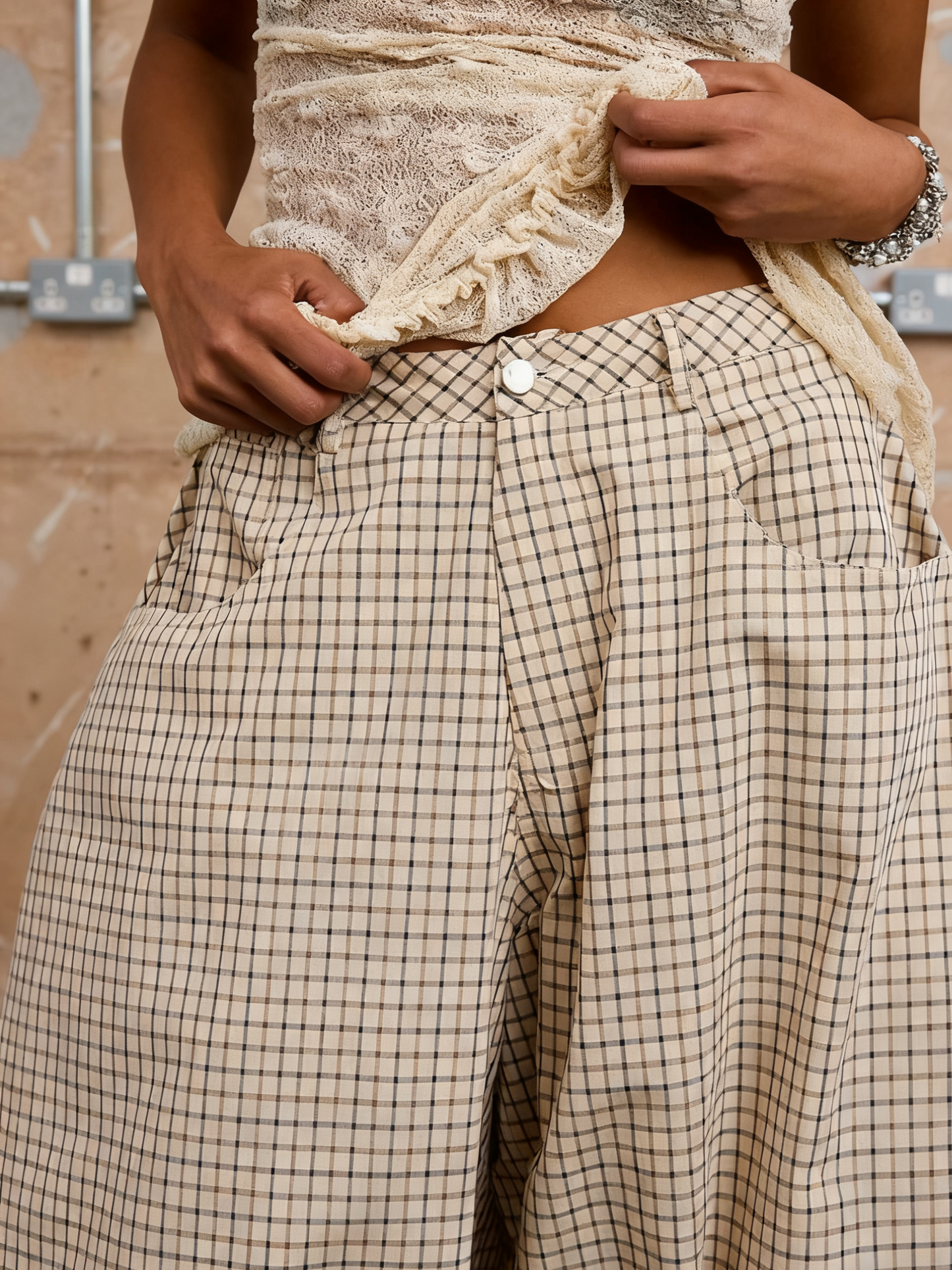 Casual Loose Fit High Waist Trouser