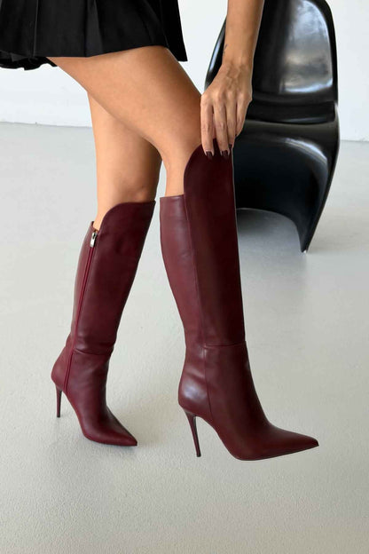 Over-The-Knee Pointed Toe Stiletto Boots