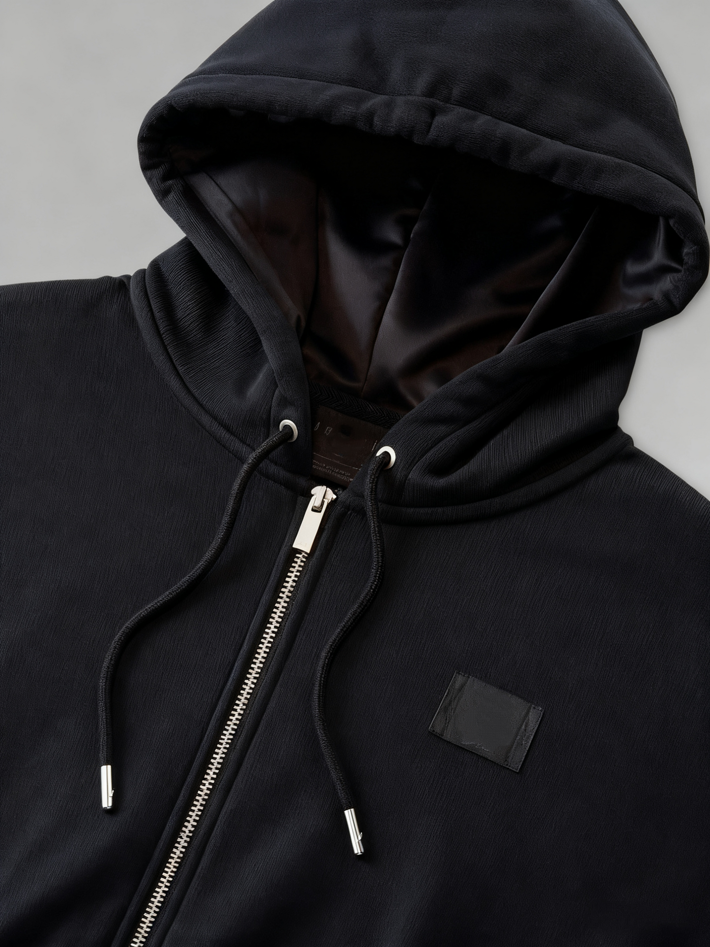 Oversized Cropped Zip-Up Hoodie & Wide-Leg Sweatpants