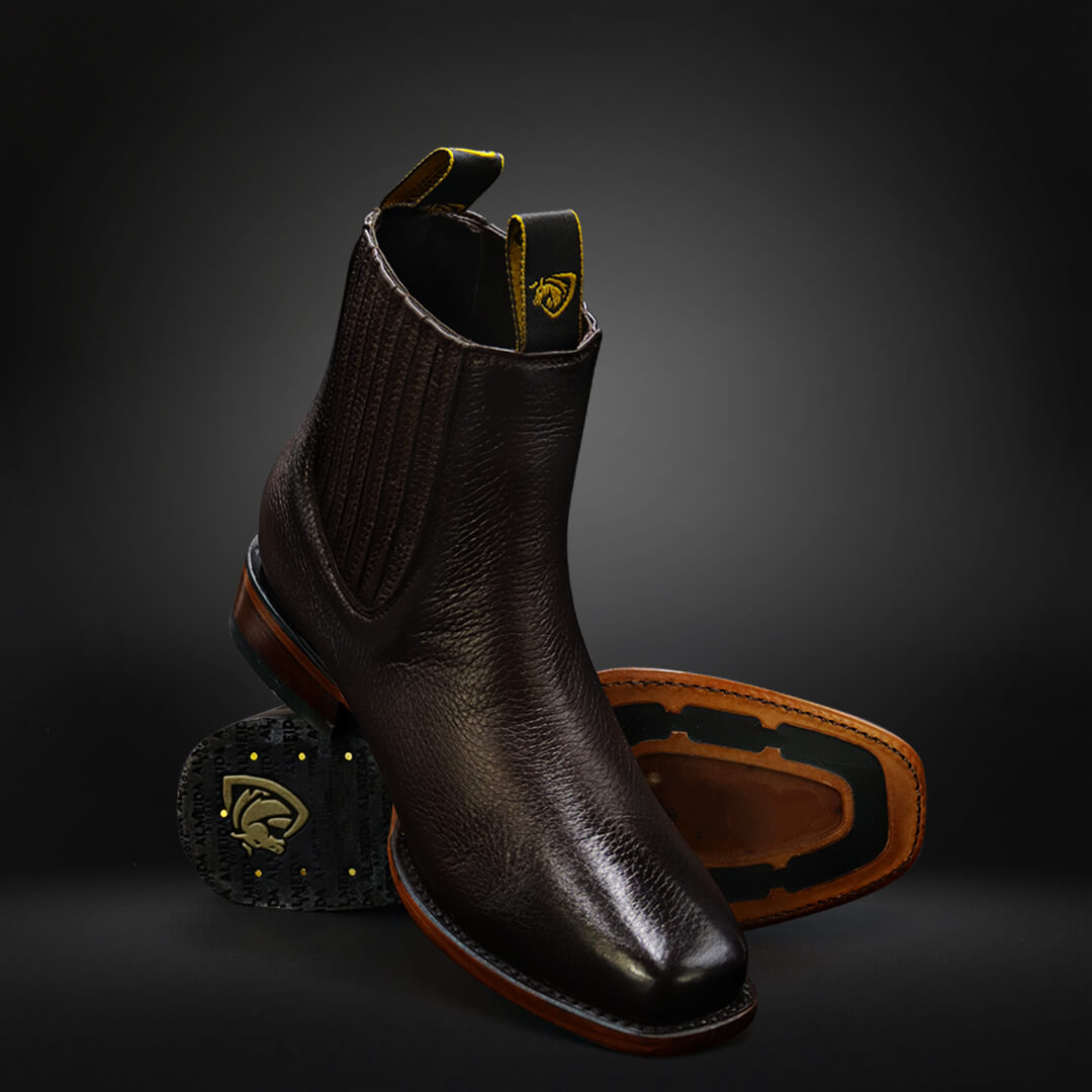 Men's Genuine Leather Chelsea Ankle Boots