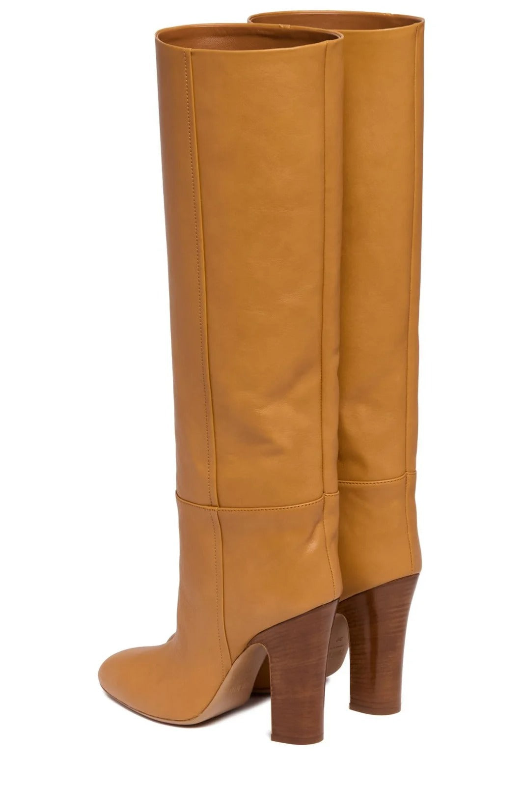 Block Heel Pointed Toe Chic Western Riding Boots
