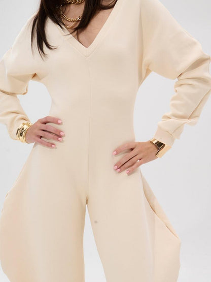 Comfy Cozy Sweatshirt Jumpsuit