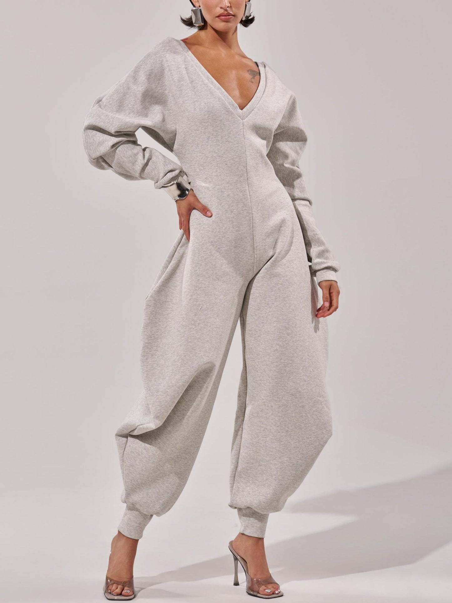 Comfy Cozy Sweatshirt Jumpsuit