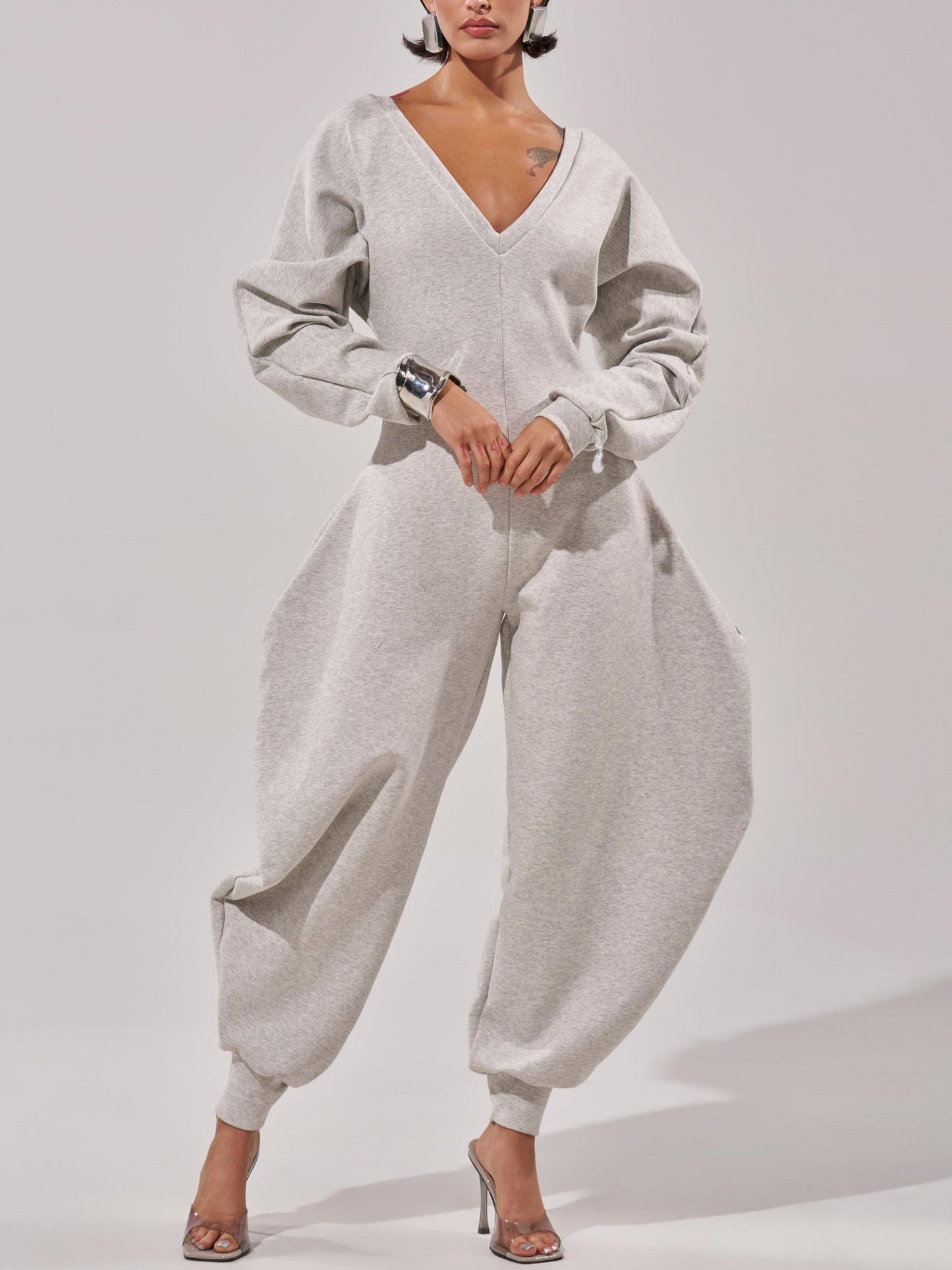 Comfy Cozy Sweatshirt Jumpsuit