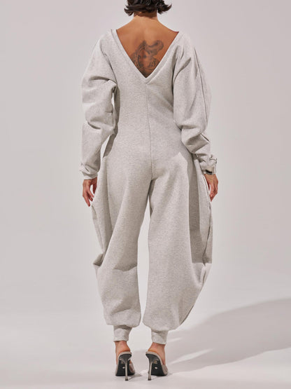 Comfy Cozy Sweatshirt Jumpsuit