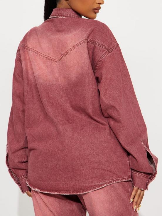 Vintage Faded Denim Suit