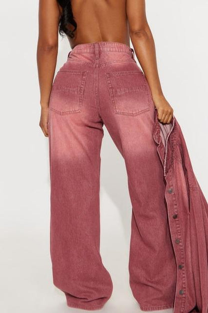 Vintage Faded Denim Suit