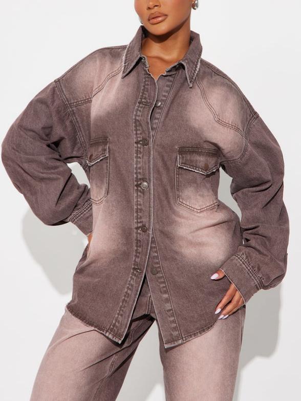 Vintage Faded Denim Suit