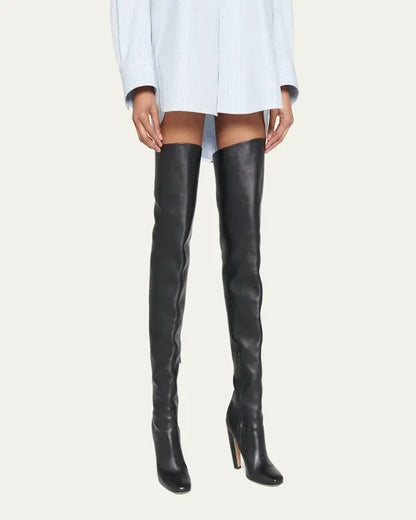 Calfskin Over-the-knee Boots