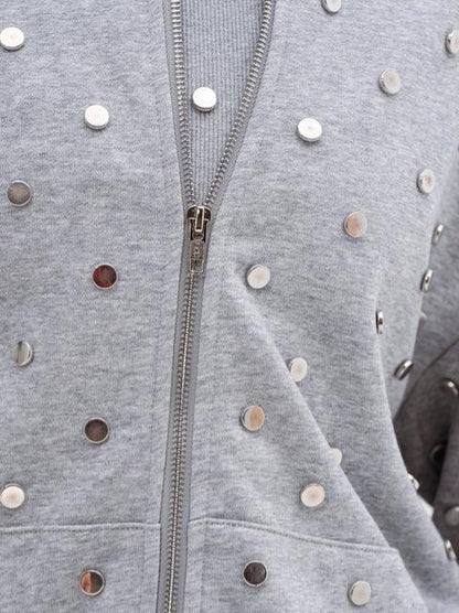 Zipper Rivet Three-Piece Sportswear