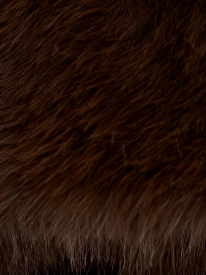 Stylish Cropped Fur Coat