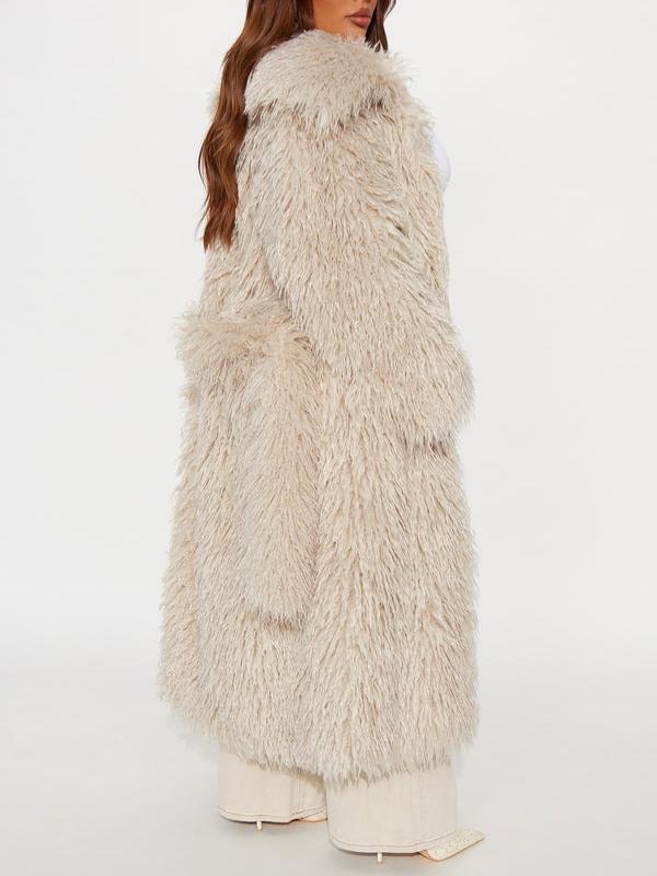 Plush Long Coat