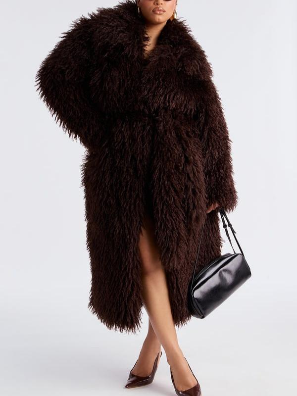 Plush Long Coat