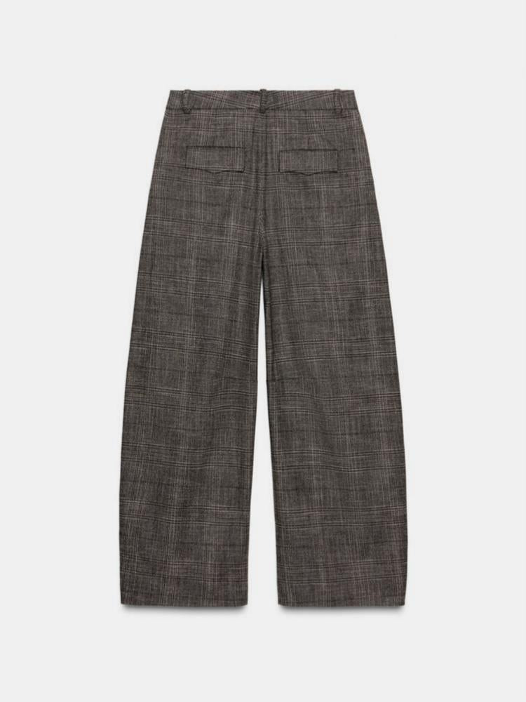 Tight Waist Striped Pants Set