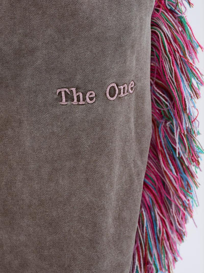 Deep V Neck Fringed Two Pieces Set