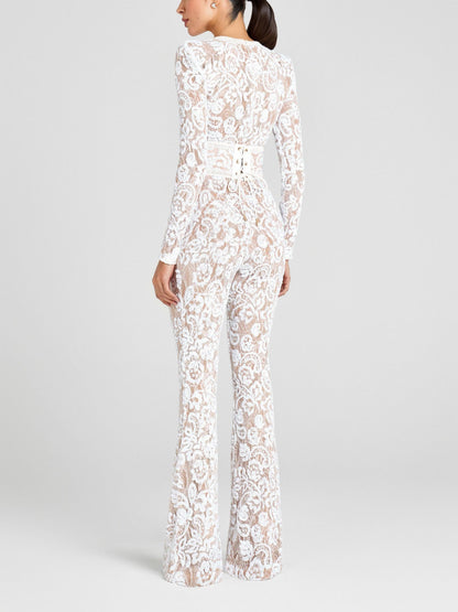 Powerful Lace Jumpsuit