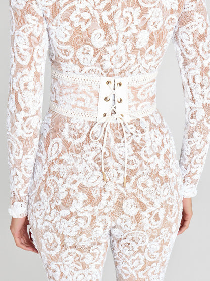 Powerful Lace Jumpsuit