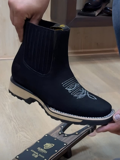 Men's Double Density Nubuck Leather Ankle Boot