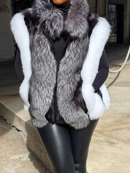 Fox Fur Coat Vest