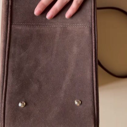 Vintage Suede Large Capacity Shoulder Bag