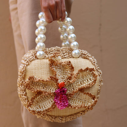 Crochet Pearl Bag