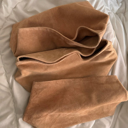 Soft Leather Large Capacity Clutch