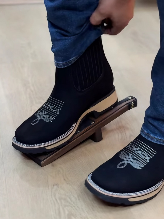 Men's Double Density Nubuck Leather Ankle Boot