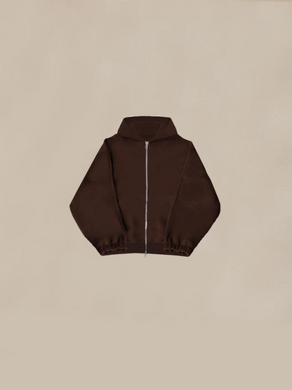 Stylish Brown Athletic Two Piece Set