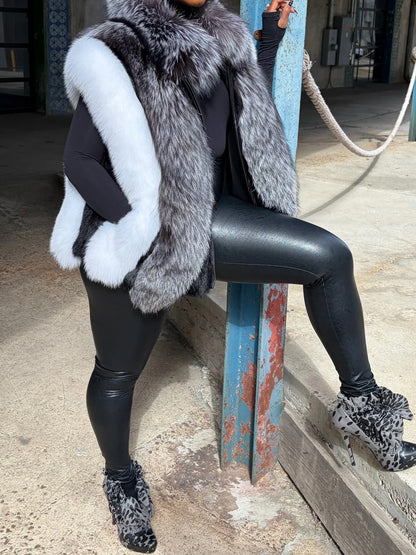 Fox Fur Coat Vest