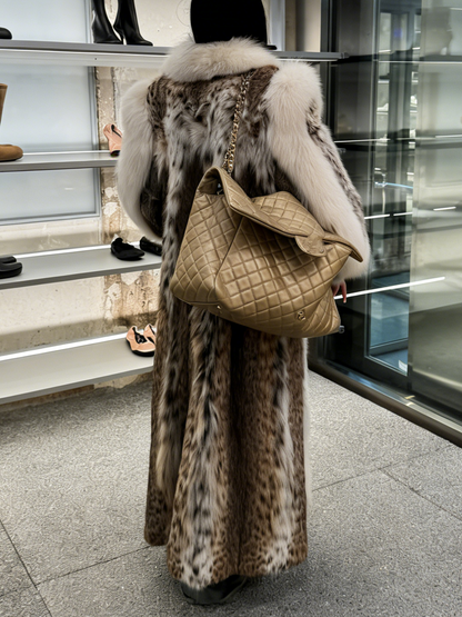 Vintage Mixed Fur Long Coat