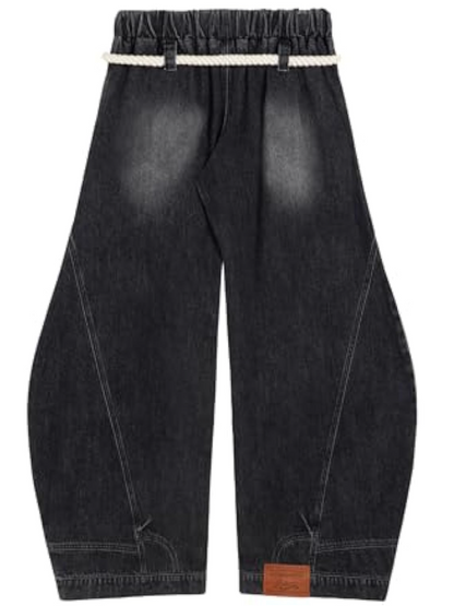 Reverse Super Baggy Barrel Jeans