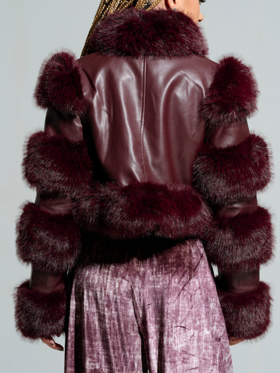 Plush Leather Jacket