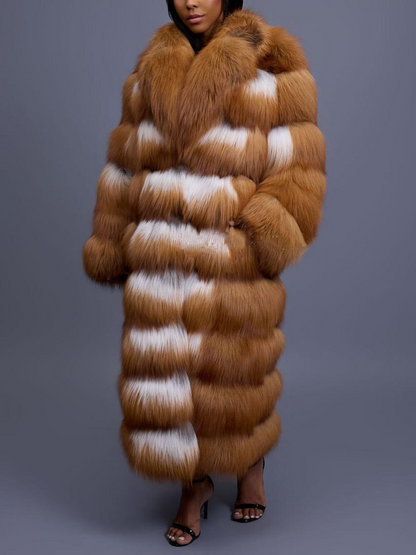 Full Length Red Fox Fur Coat